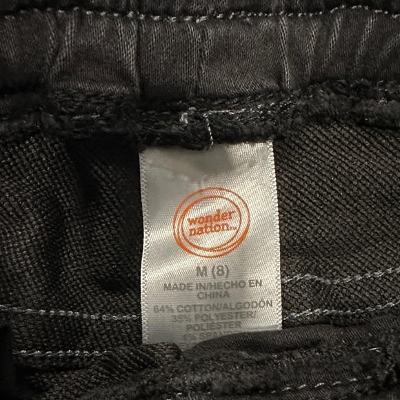 NWT Wonder Nation Kids Black Shorts - Picture 2 of 4
